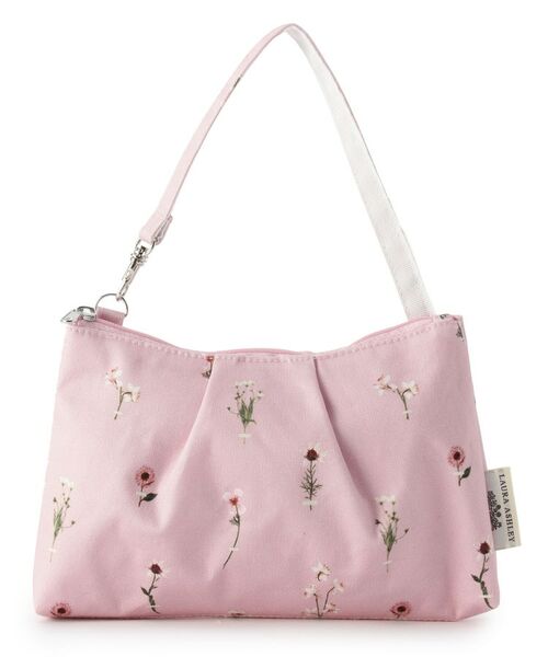 LAURA ASHLEY / ローラ アシュレイ エコバッグ | プレスドプラワー柄 収納バッグ付きマイバッグ | 詳細7