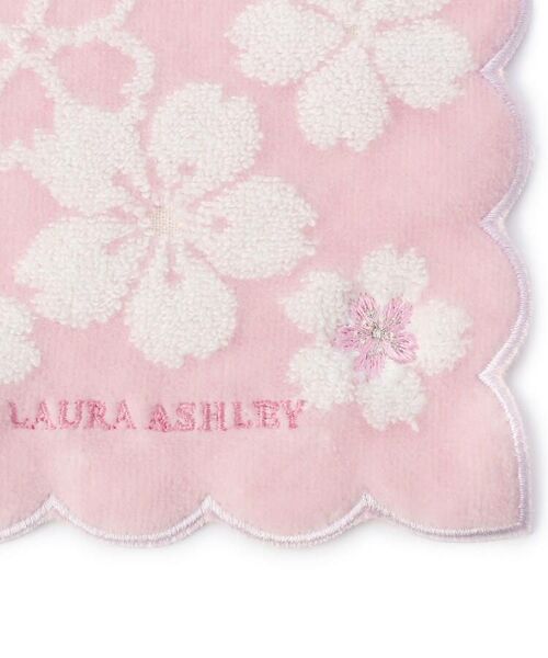 LAURA ASHLEY / ローラ アシュレイ ハンカチ | 桜モチーフハンドタオル | 詳細2