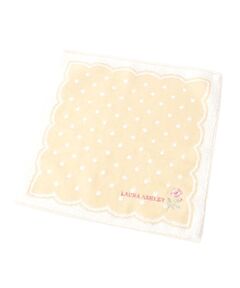 LAURA ASHLEY / ローラ アシュレイ ハンカチ | ドット柄タオルハンカチ 25cm