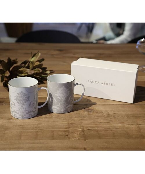 LAURA ASHLEY / ローラ アシュレイ 食器 | ジョゼッテ柄　ペアマグカップ | 詳細7