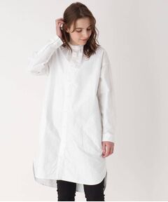 LAURA ASHLEY / ローラ アシュレイ シャツ・ブラウス | コットン(綿)オックスロングシャツ