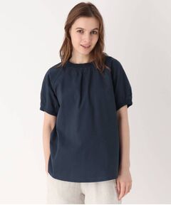 コットン(綿)クロスリブ半袖Tシャツ