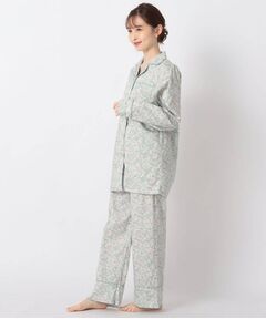 LAURA ASHLEY / ローラ アシュレイ ルームウェア | ラヴストン柄　パジャマ　グリーン