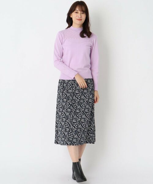 LAURA ASHLEY / ローラ アシュレイ スカート | 【洗える】エルジン柄マットジャージスカート | 詳細8