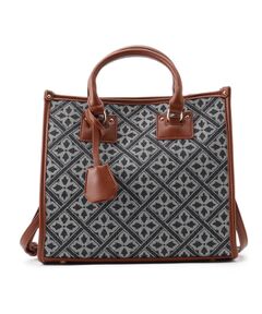 LAURA ASHLEY / ローラ アシュレイ トートバッグ | ミスタージョーンズ柄 ジャカードトート M