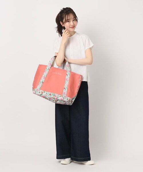 LAURA ASHLEY / ローラ アシュレイ トートバッグ | アヴェライン柄 トートバッグ M | 詳細12