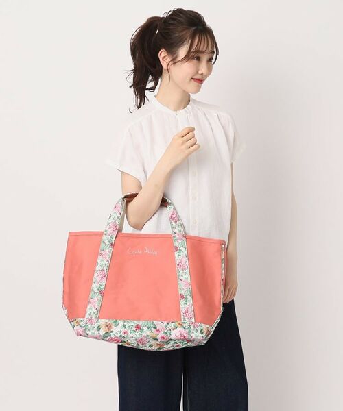 LAURA ASHLEY / ローラ アシュレイ トートバッグ | アヴェライン柄 トートバッグ M | 詳細9