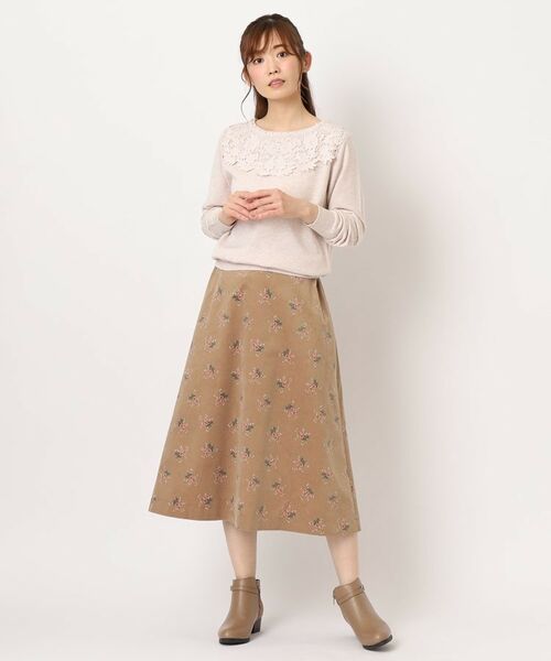 LAURA ASHLEY / ローラ アシュレイ ニット・セーター | 【洗える】フラワーレースニット | 詳細14