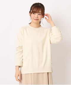 LAURA ASHLEY / ローラ アシュレイ ニット・セーター | 【カラー追加／コットンカシミヤ／日本製／ワンマイルウエア】ニットプルオーバー