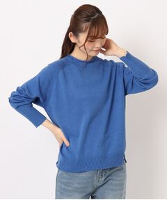 LAURA ASHLEY / ローラ アシュレイ ニット・セーター | 【カラー追加／コットンカシミヤ／日本製／ワンマイルウエア】ニットプルオーバー