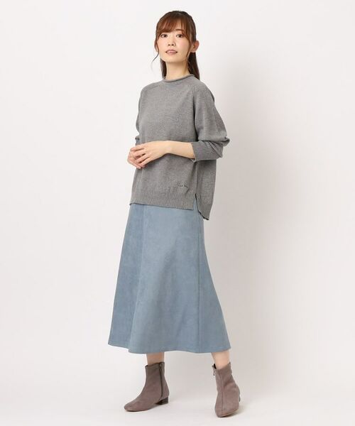 LAURA ASHLEY / ローラ アシュレイ カットソー | 【カラー追加／コットンカシミヤ／日本製／ワンマイルウエア】ニットプルオーバー | 詳細14