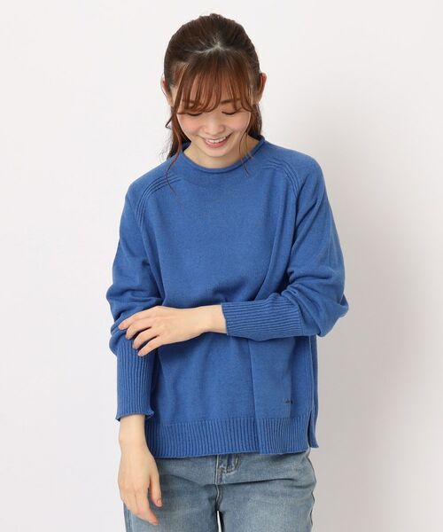 LAURA ASHLEY / ローラ アシュレイ カットソー | 【カラー追加／コットンカシミヤ／日本製／ワンマイルウエア】ニットプルオーバー | 詳細16