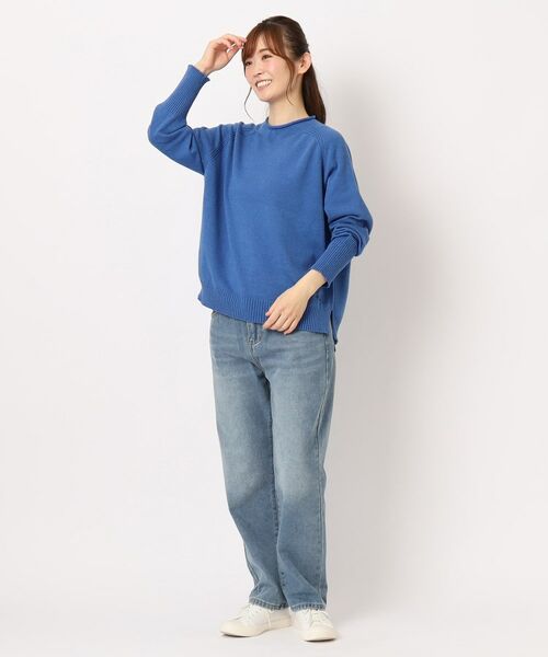 LAURA ASHLEY / ローラ アシュレイ カットソー | 【カラー追加／コットンカシミヤ／日本製／ワンマイルウエア】ニットプルオーバー | 詳細17