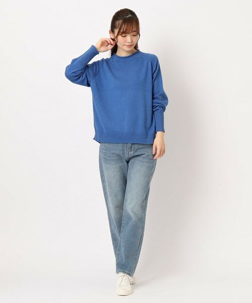 LAURA ASHLEY / ローラ アシュレイ カットソー | 【カラー追加／コットンカシミヤ／日本製／ワンマイルウエア】ニットプルオーバー | 詳細18