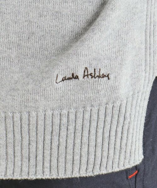 LAURA ASHLEY / ローラ アシュレイ カットソー | 【カラー追加／コットンカシミヤ／日本製／ワンマイルウエア】ニットプルオーバー | 詳細19