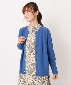 LAURA ASHLEY / ローラ アシュレイ カーディガン・ボレロ | 【カラー追加/コットンカシミヤ/日本製/ワンマイルウエア】カーディガン