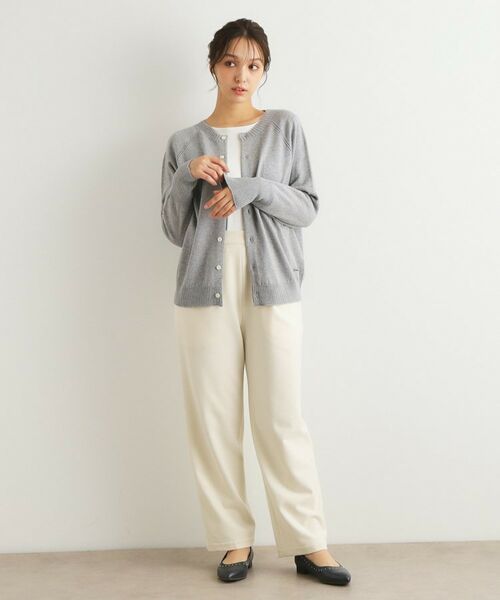 LAURA ASHLEY / ローラ アシュレイ カーディガン・ボレロ | 【カラー追加/コットンカシミヤ/日本製/ワンマイルウエア】カーディガン | 詳細23