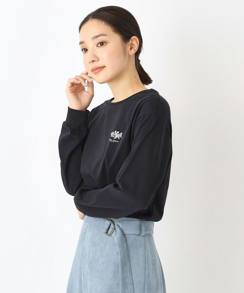 LAURA ASHLEY / ローラ アシュレイ カットソー | 【洗える】ブランブルロングTシャツ | 詳細12