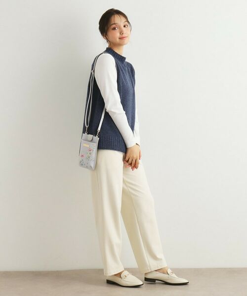 LAURA ASHLEY / ローラ アシュレイ ニット・セーター | 【カラー追加/日本製/ワンマイルウエア】ソフトウール混ベスト | 詳細29