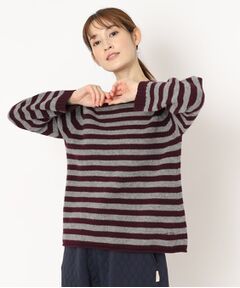 LAURA ASHLEY / ローラ アシュレイ ニット・セーター | 【カラー追加/日本製/ワンマイルウエア】ソフトウール混プルオーバー