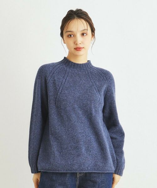 LAURA ASHLEY / ローラ アシュレイ カットソー | 【カラー追加/日本製/ワンマイルウエア】ソフトウール混プルオーバー | 詳細26