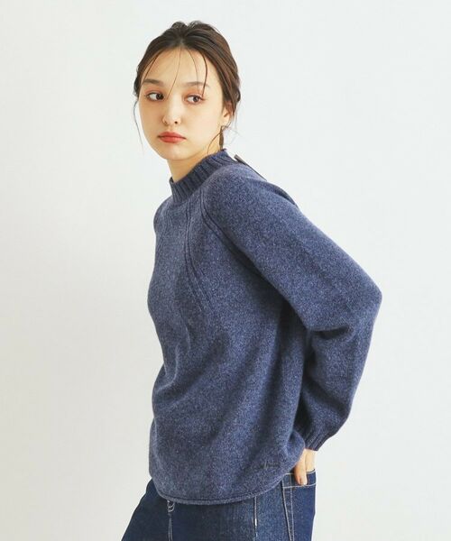 LAURA ASHLEY / ローラ アシュレイ カットソー | 【カラー追加/日本製/ワンマイルウエア】ソフトウール混プルオーバー | 詳細27