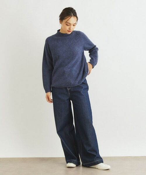 LAURA ASHLEY / ローラ アシュレイ カットソー | 【カラー追加/日本製/ワンマイルウエア】ソフトウール混プルオーバー | 詳細28