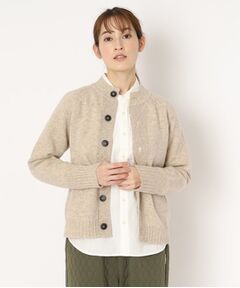 LAURA ASHLEY / ローラ アシュレイ ニット・セーター | 【カラー追加/日本製/ワンマイルウエア】ソフトウール混カーディガン