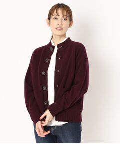 LAURA ASHLEY / ローラ アシュレイ ニット・セーター | 【カラー追加/日本製/ワンマイルウエア】ソフトウール混カーディガン