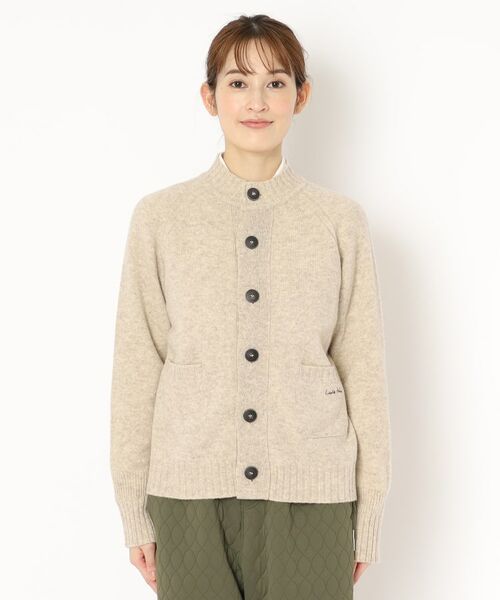 LAURA ASHLEY / ローラ アシュレイ ニット・セーター | 【カラー追加/日本製/ワンマイルウエア】ソフトウール混カーディガン | 詳細1