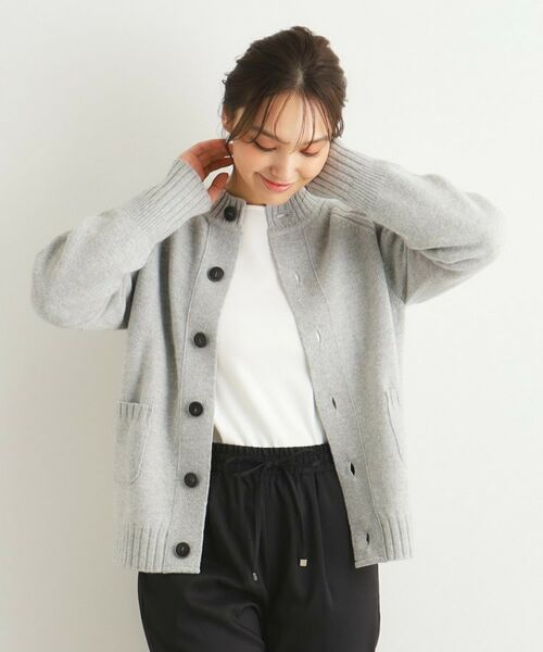 LAURA ASHLEY / ローラ アシュレイ ニット・セーター | 【カラー追加/日本製/ワンマイルウエア】ソフトウール混カーディガン | 詳細22