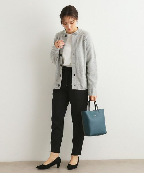LAURA ASHLEY / ローラ アシュレイ ニット・セーター | 【カラー追加/日本製/ワンマイルウエア】ソフトウール混カーディガン | 詳細23