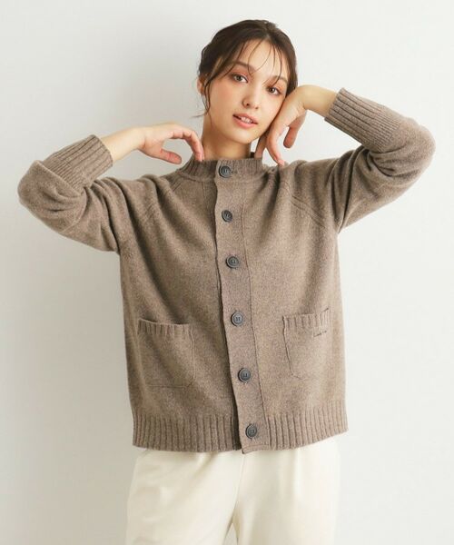 LAURA ASHLEY / ローラ アシュレイ ニット・セーター | 【カラー追加/日本製/ワンマイルウエア】ソフトウール混カーディガン | 詳細25