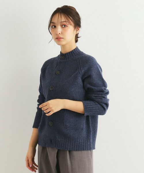 LAURA ASHLEY / ローラ アシュレイ ニット・セーター | 【カラー追加/日本製/ワンマイルウエア】ソフトウール混カーディガン | 詳細30
