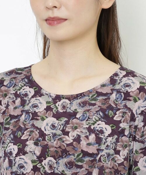 LAURA ASHLEY / ローラ アシュレイ ロング・マキシ丈ワンピース | 【限定40着！！/WEB限定/洗える】オンドルローズ柄 ワンピース | 詳細4