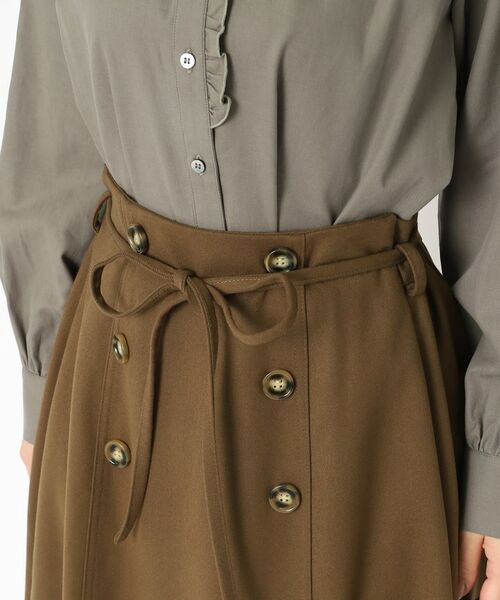 LAURA ASHLEY / ローラ アシュレイ スカート | ボックス型前ボタンスカート | 詳細4