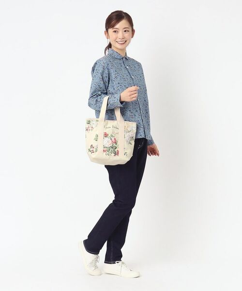 LAURA ASHLEY / ローラ アシュレイ トートバッグ | ローズモア柄 トートバッグ S | 詳細9