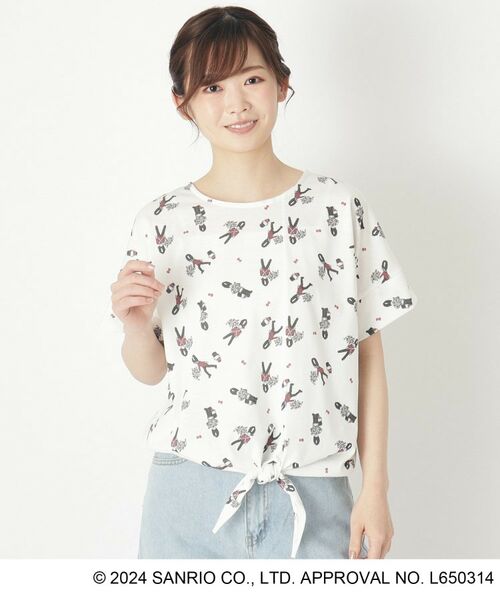 LAURA ASHLEY / ローラ アシュレイ Tシャツ | 【Hello Kitty×LAURA ASHLEY】コラボTシャツ | 詳細1