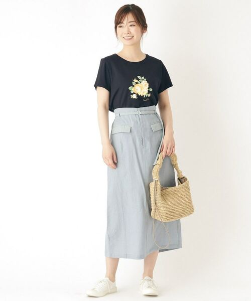 LAURA ASHLEY / ローラ アシュレイ Tシャツ | 【大人気！接触冷感/4color/Lサイズあり】バンバリー柄 プリントTシャツ | 詳細14