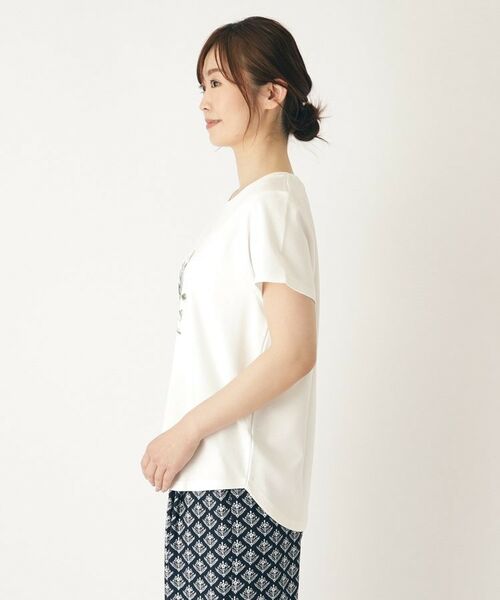 LAURA ASHLEY / ローラ アシュレイ Tシャツ | 【大人気！接触冷感/4color/Lサイズあり】バンバリー柄 プリントTシャツ | 詳細18