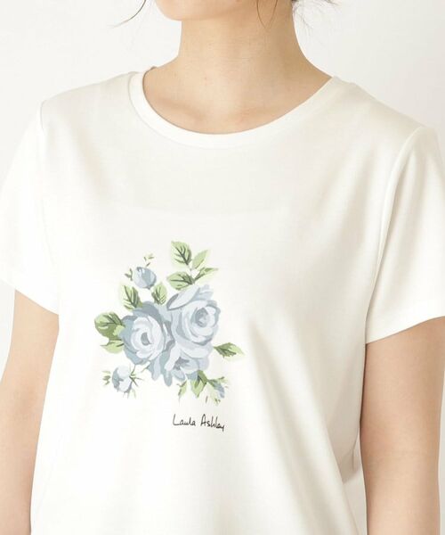 LAURA ASHLEY / ローラ アシュレイ Tシャツ | 【大人気！接触冷感/4color/Lサイズあり】バンバリー柄 プリントTシャツ | 詳細20