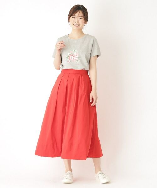 LAURA ASHLEY / ローラ アシュレイ Tシャツ | 【大人気！接触冷感/4color/Lサイズあり】バンバリー柄 プリントTシャツ | 詳細6