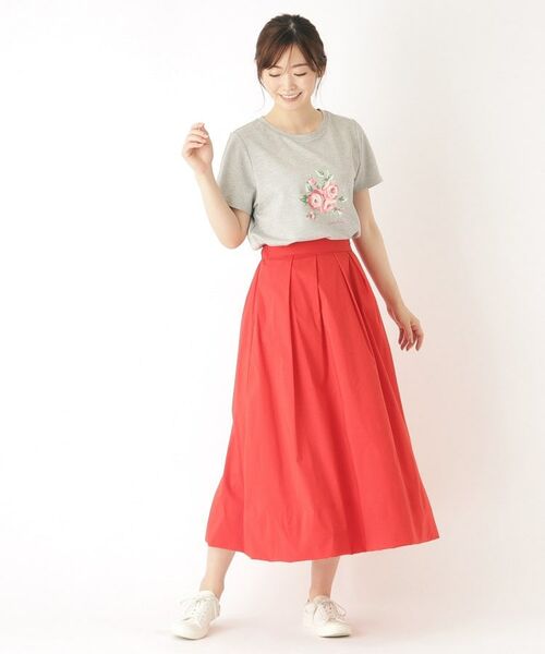 LAURA ASHLEY / ローラ アシュレイ Tシャツ | 【大人気！接触冷感/4color/Lサイズあり】バンバリー柄 プリントTシャツ | 詳細7