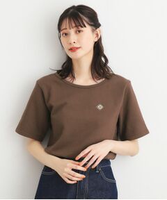 【ポイント刺繍入り／コットン100％】ミスタージョーンズ柄 刺繍Tシャツ