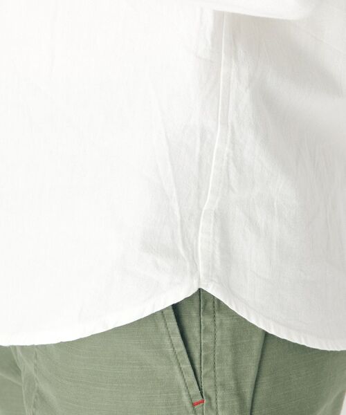 LAURA ASHLEY / ローラ アシュレイ シャツ・ブラウス | 【刺繍入り／日本製／ワンマイルウエア】ラウンドカラーシャツ | 詳細15