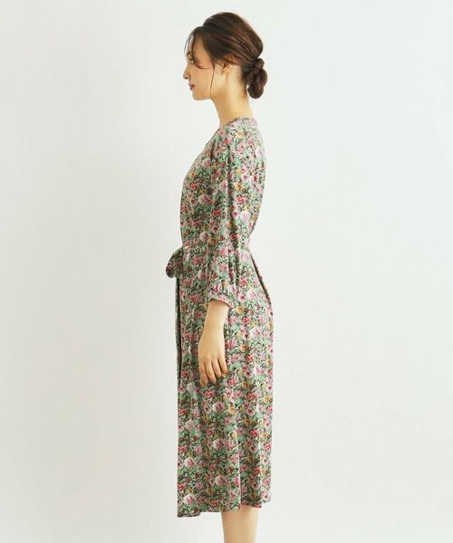 LAURA ASHLEY / ローラ アシュレイ ロング・マキシ丈ワンピース | 【WEB限定／洗える／ジャージ素材】アヴェライン柄ワンピース | 詳細6