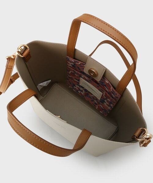 LAURA ASHLEY / ローラ アシュレイ トートバッグ | 【ショルダーストラップ付/合成皮革】縦型トートバッグ | 詳細28