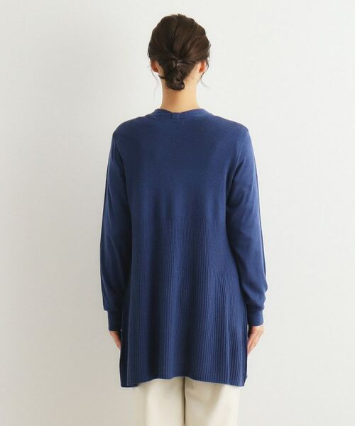 LAURA ASHLEY / ローラ アシュレイ カーディガン・ボレロ | 【ウール混】バックリボン ロングカーデ | 詳細23