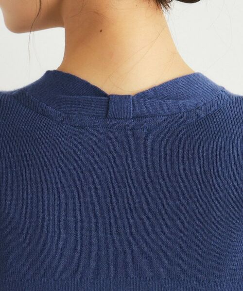 LAURA ASHLEY / ローラ アシュレイ カーディガン・ボレロ | 【ウール混】バックリボン ロングカーデ | 詳細25