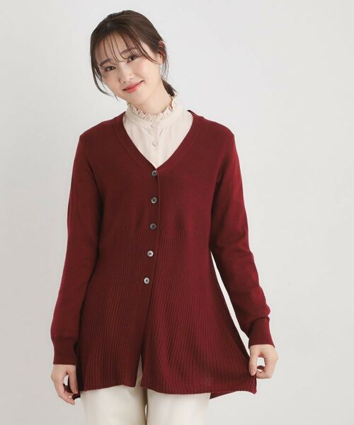 LAURA ASHLEY / ローラ アシュレイ カーディガン・ボレロ | 【ウール混】バックリボン ロングカーデ | 詳細28